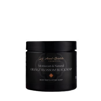 Naturalne Czarne mydło Savon Noir  Orange Blossom