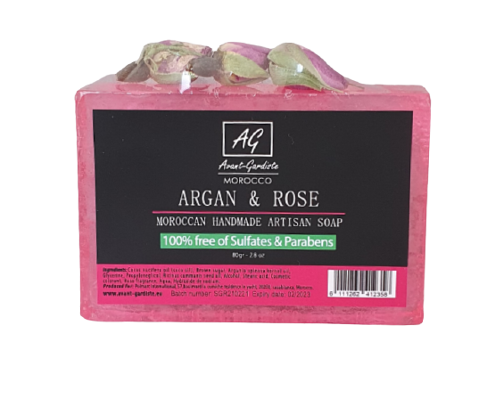 Naturalne Mydło ARGAN & ROSE